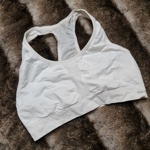White sports bra